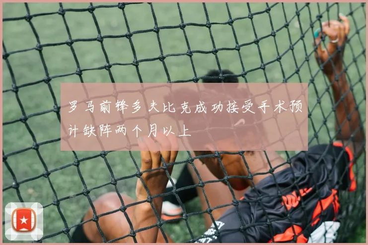 罗马前锋多夫比克成功接受手术预计缺阵两个月以上